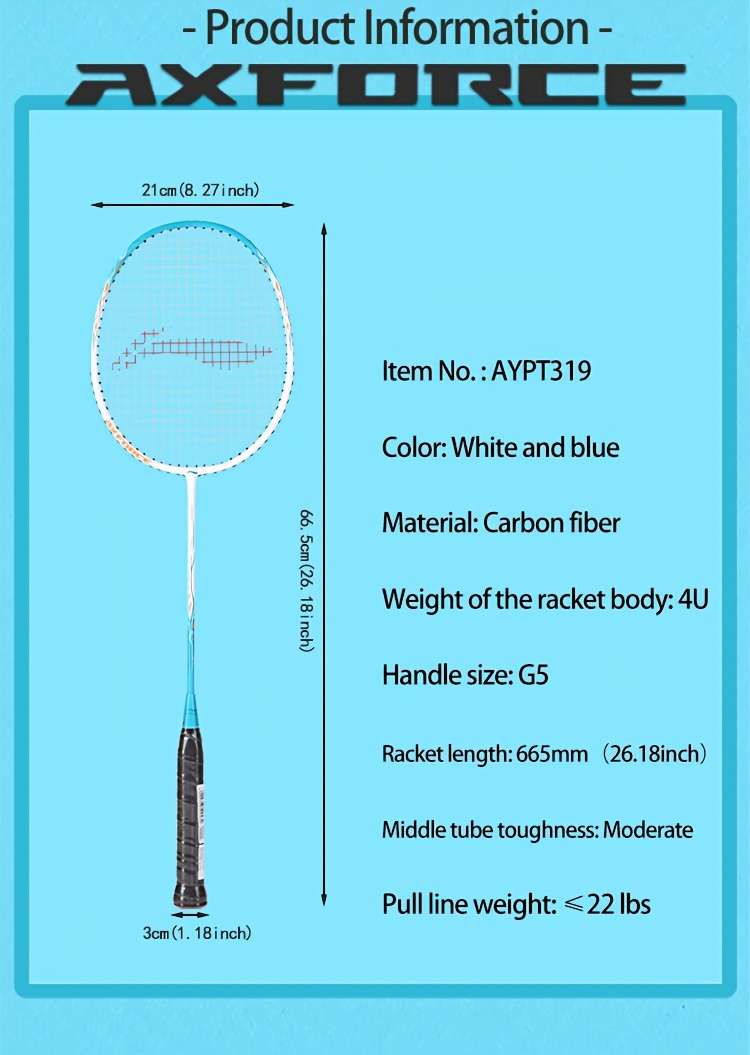 Badminton Racket Model Aypt319