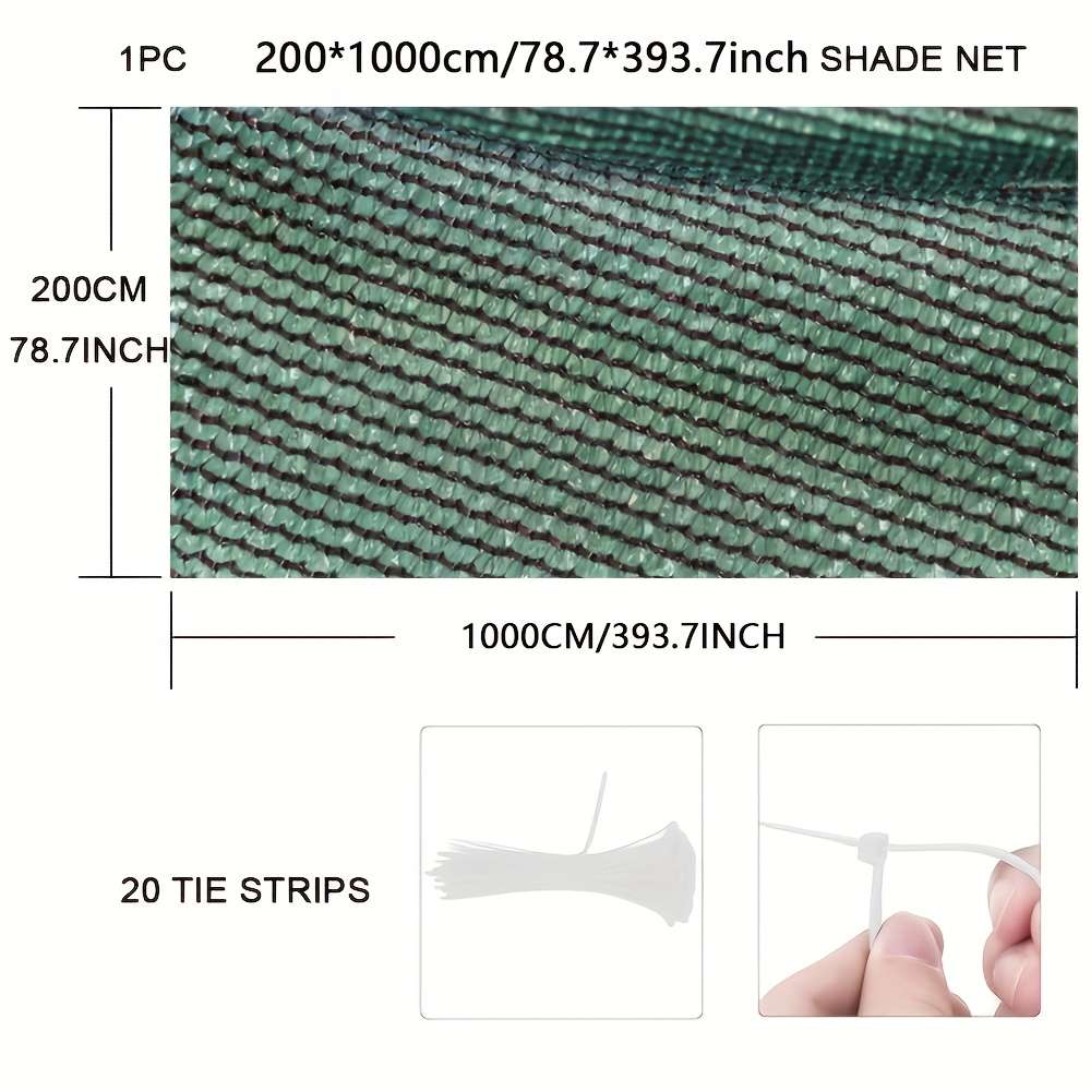 Shade Net Size 200*600Cm78.7*236.2Inch