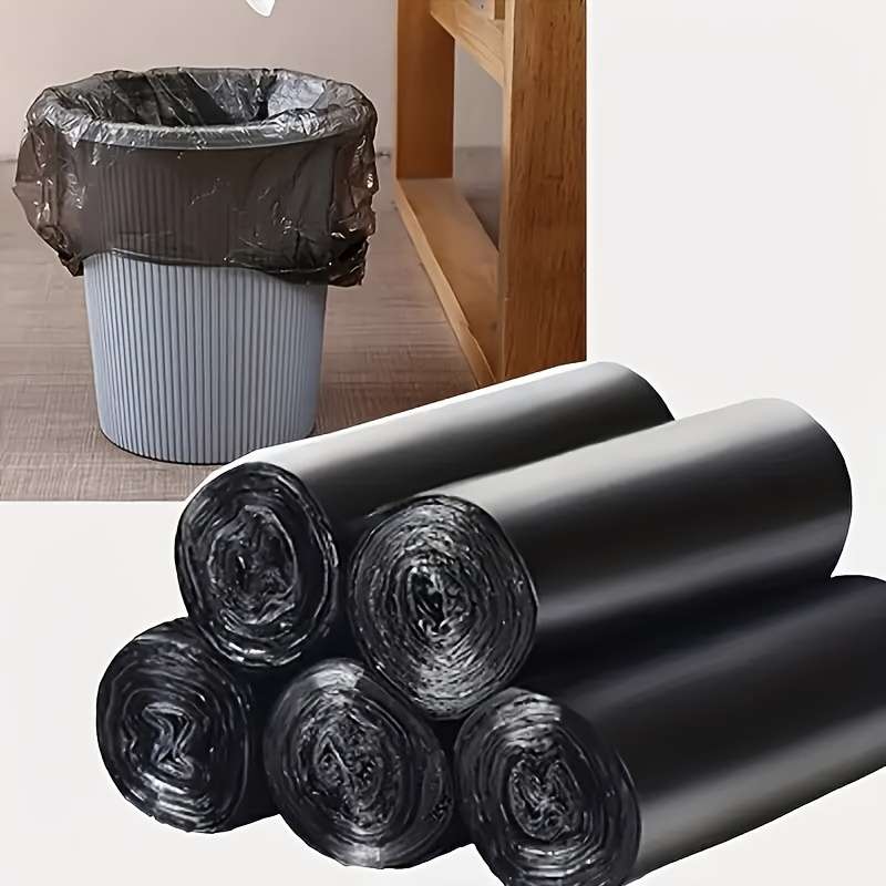 Trash Bag5 Rolls Of 100 Black Pieces