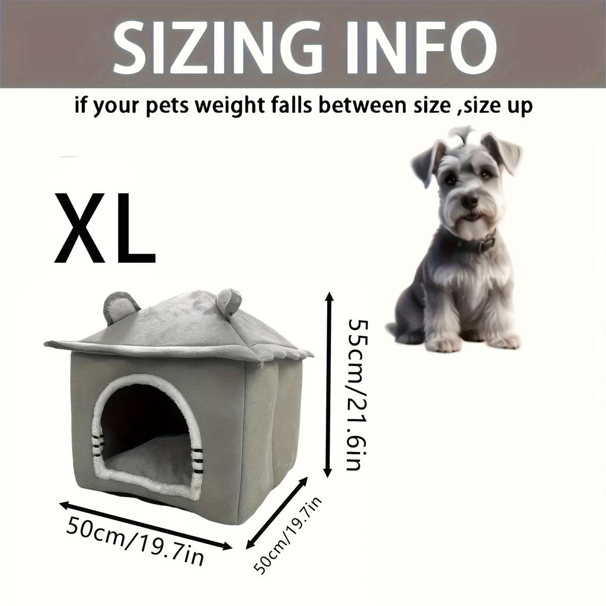 Pet supplies color Grey size XL