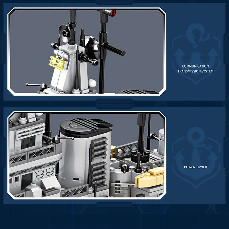 3D Jigsaw Puzzle Model Ship Style 1420Pcs Warship Model