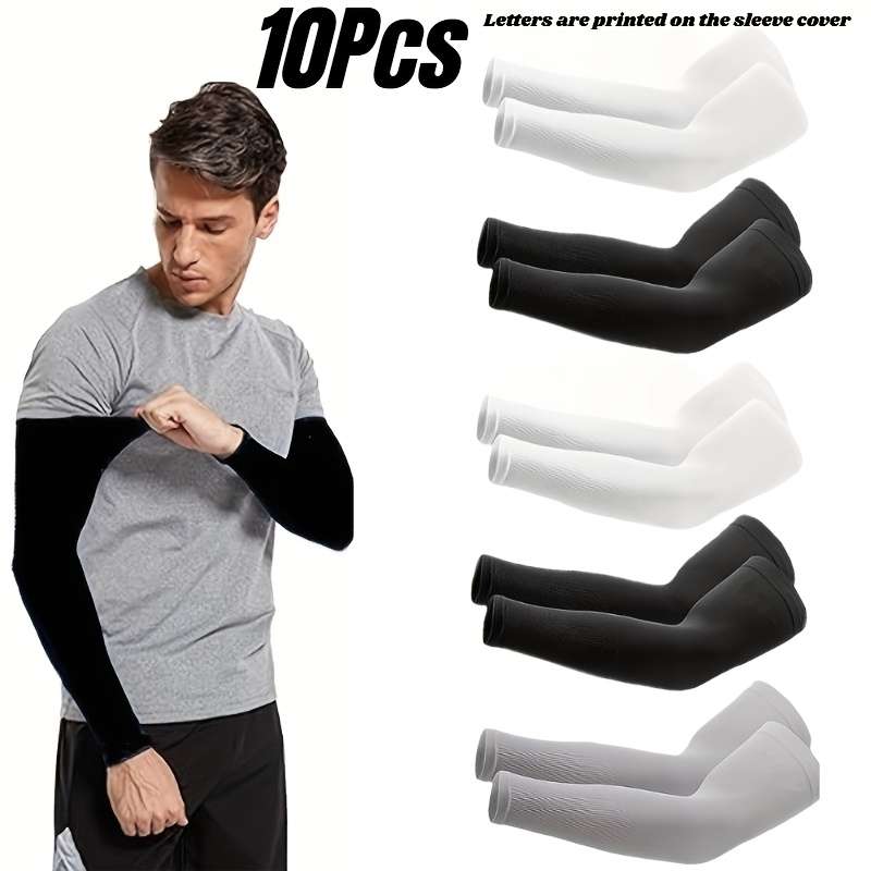 Sunscreen Sleeves Color White 10Pcs