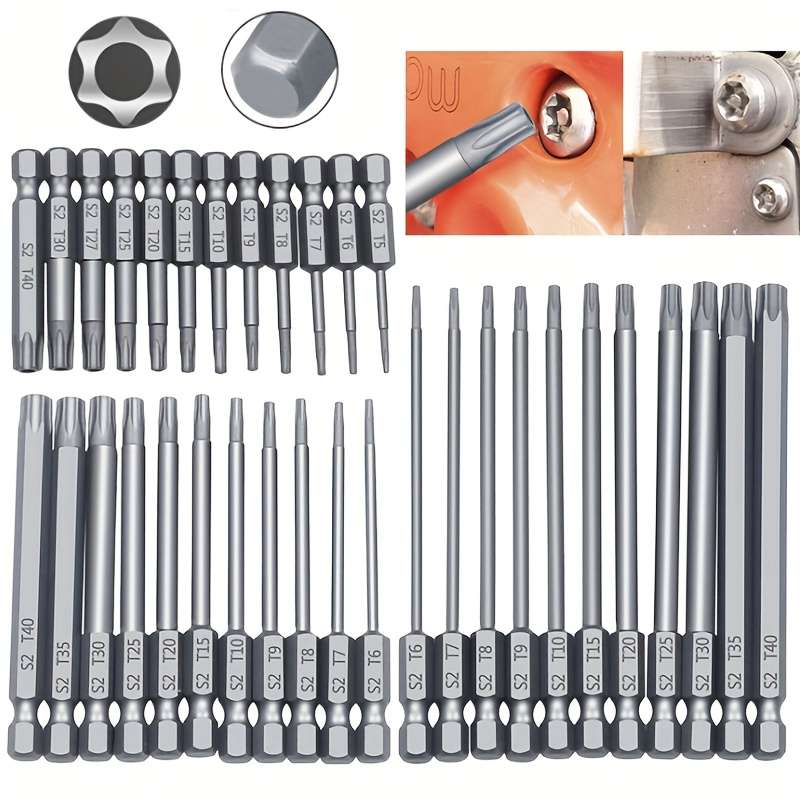 Screwdriver Bit Tool Set Style 12Pcs50Mm