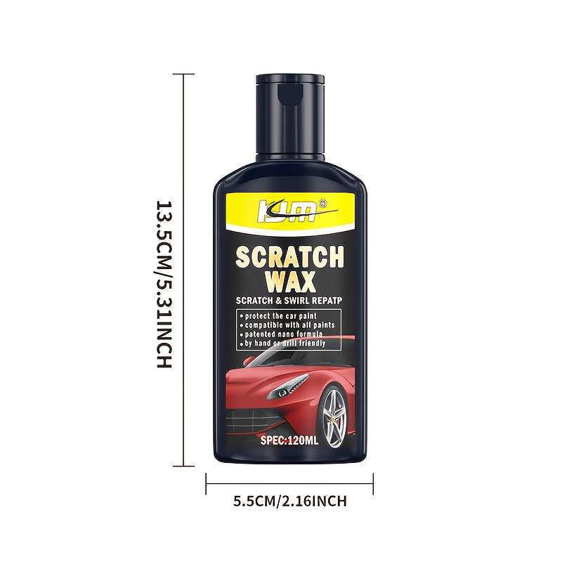 Car Scratch Repair Tool Capacity 120G Add Sponge