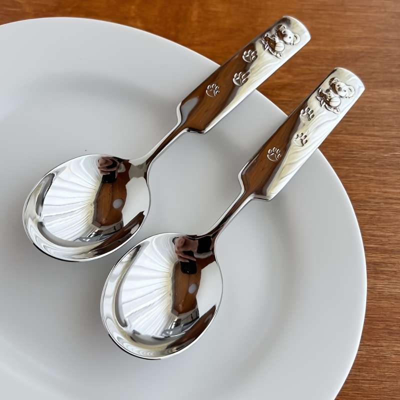 Kitchenware Style Cartoon Stainless Steel Spoon