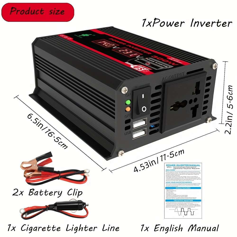 Efficient Solar Panel Set With 300W Inverter And Controller For Road Trip 300W
