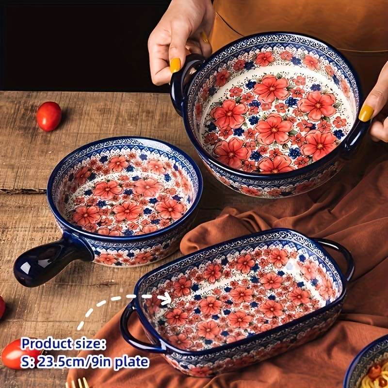 Bowl Style Black Plum Baking Tray