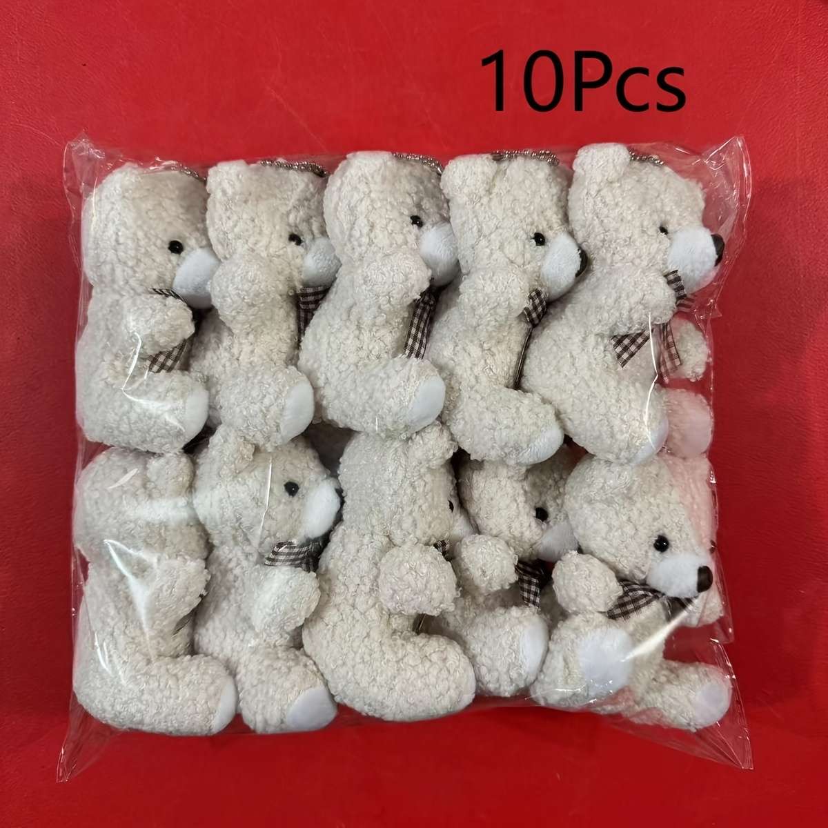 Plush Toys Color 10Pcs Brown
