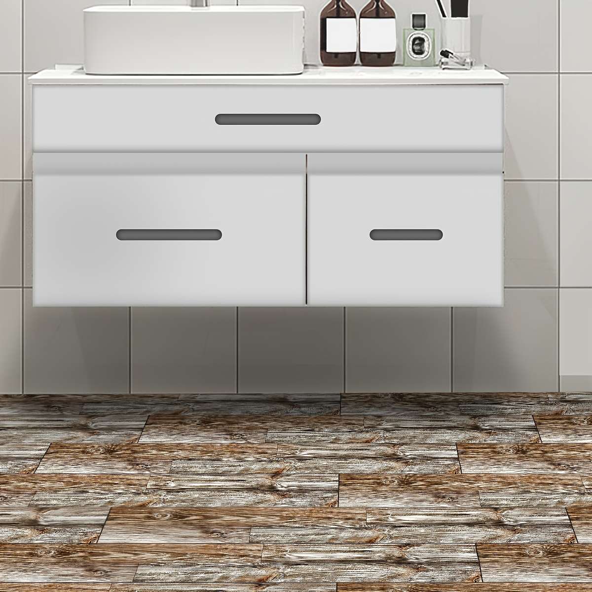 Self Adhesive Floor Stickers 90X15Cm35.46X5.91Inch6Pcs