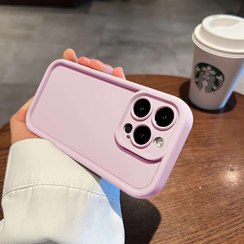 1Pc White For iPhone 12 Phone Case Phone Cover