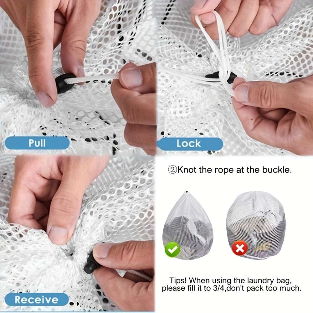 Laundry Bags Style Dense Mesh Quantityb3Pcs
