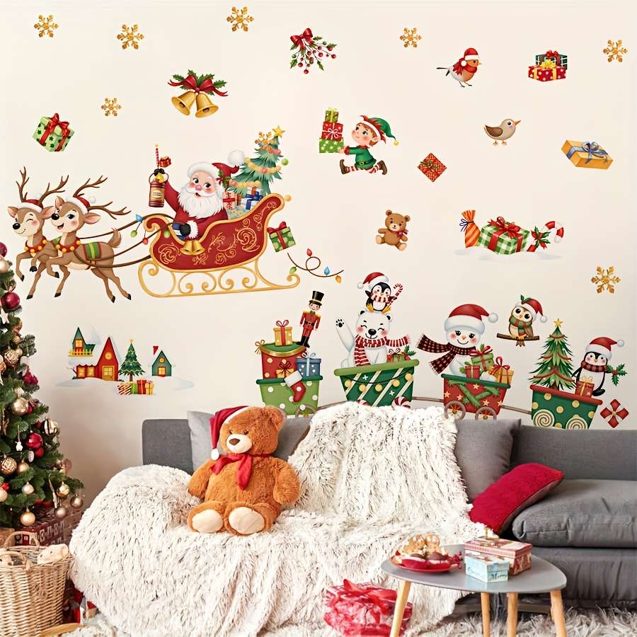 Christmas Decorations Size 2 Sheets 30X60Cm