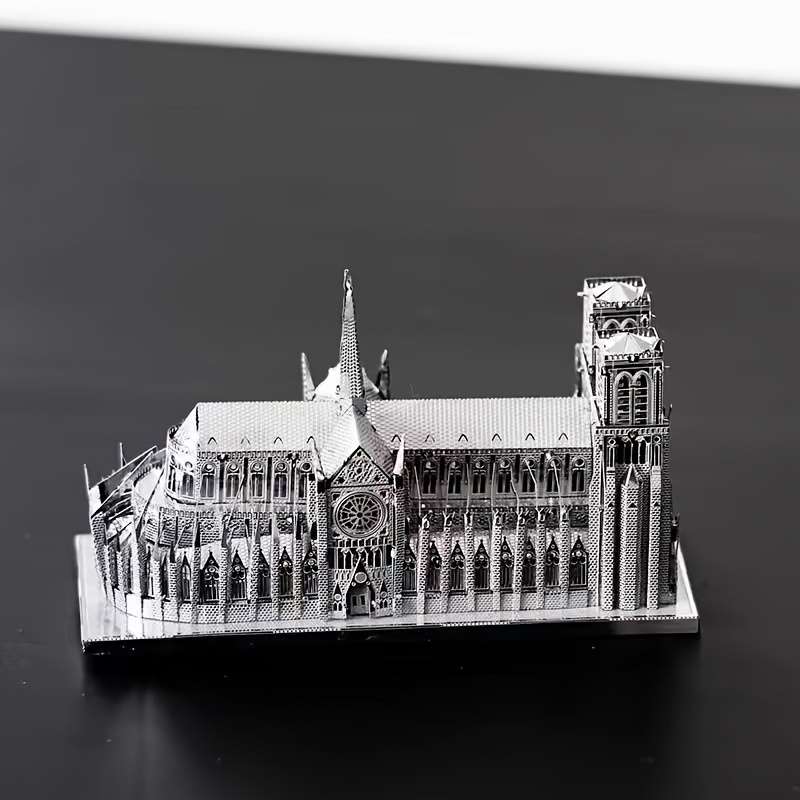3D Building Model Puzzle Set Style Bl Castle
