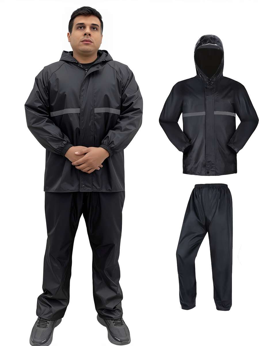 Raincoat Black Size Uk S