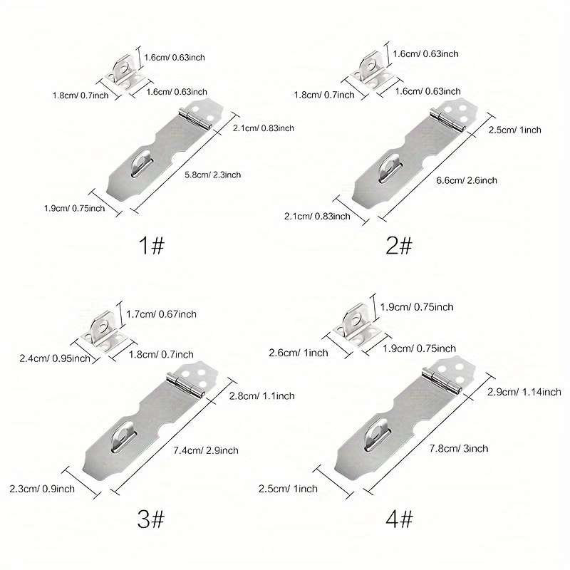 Lock Size 5.8Cm 2.3 Inch   Quantity 3Pcs