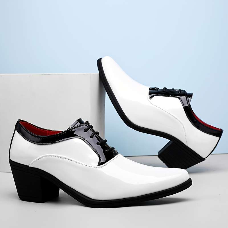 Mens Leather Shoes Color White Sizeuk 7