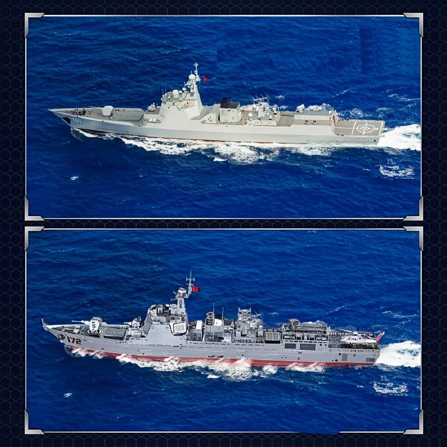 3D Jigsaw Puzzle Model Ship Items 052D Destroyer