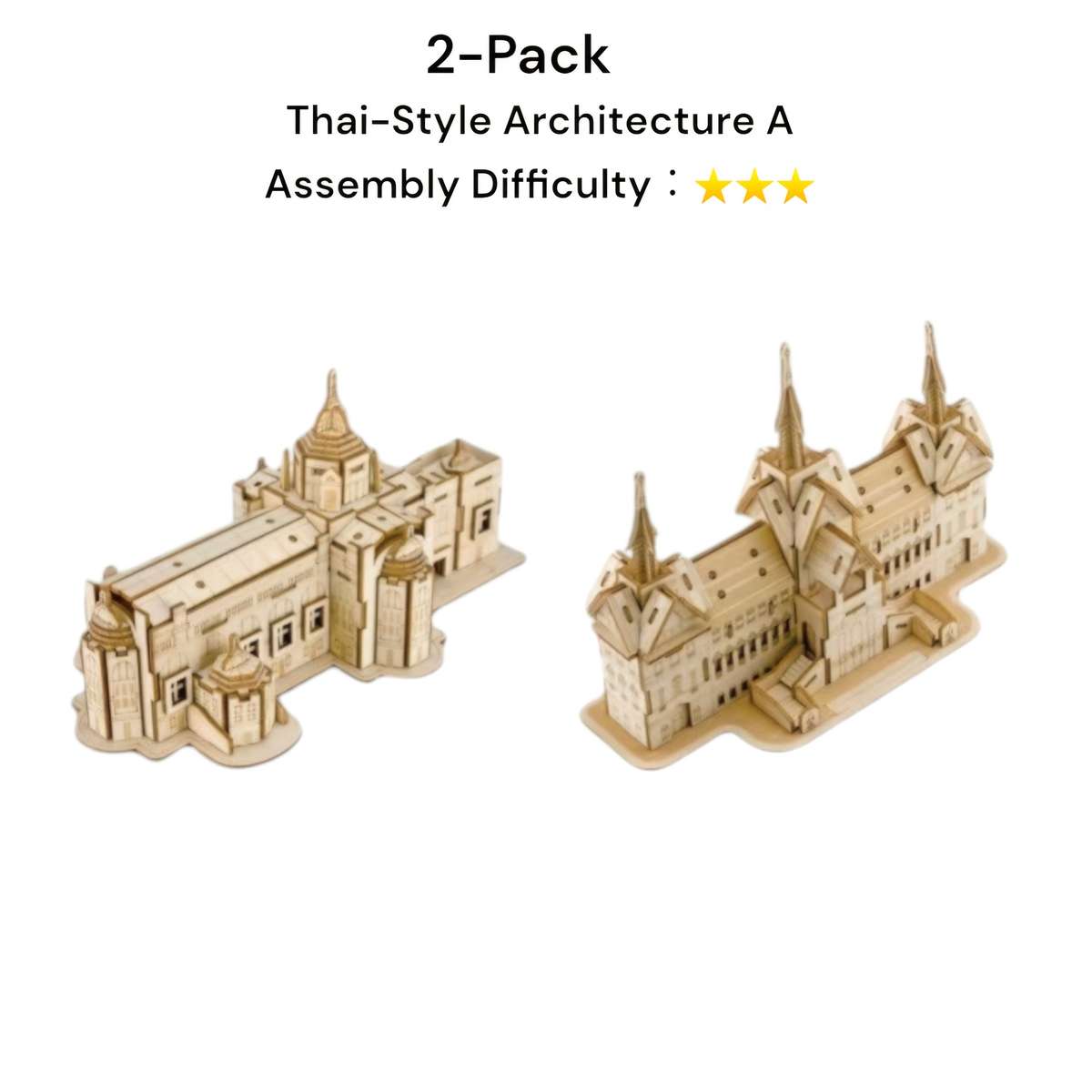 Building Toy Architectural Model Toy Set Style Thai Style Architecture A