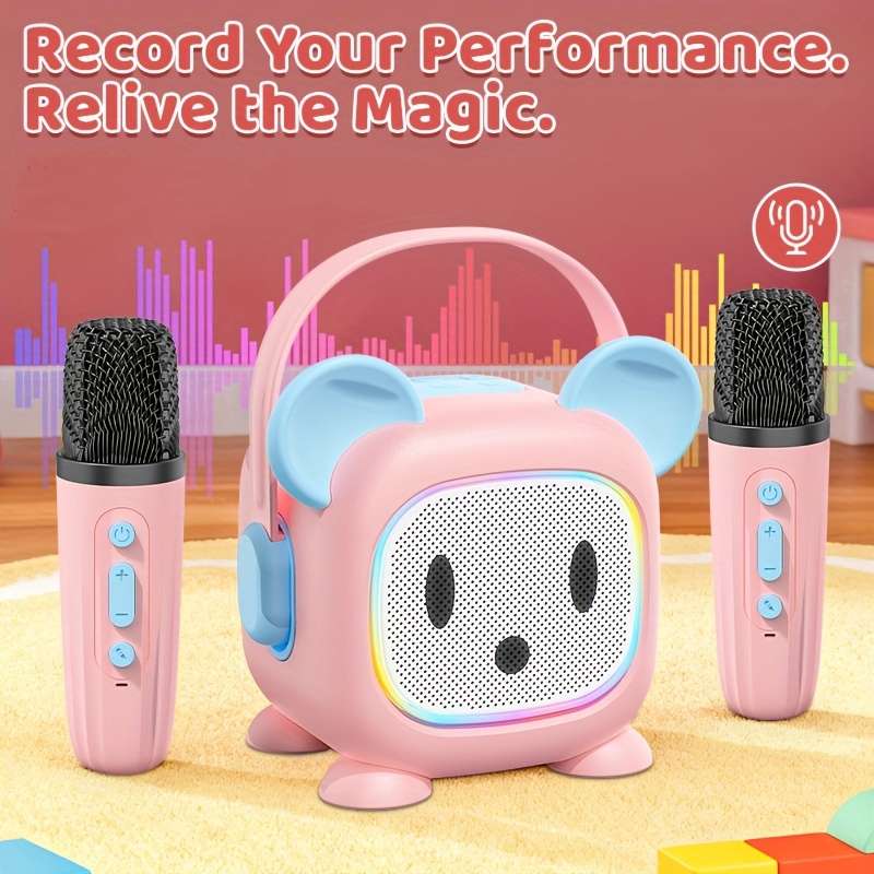 Speaker Color Pink 2Mic