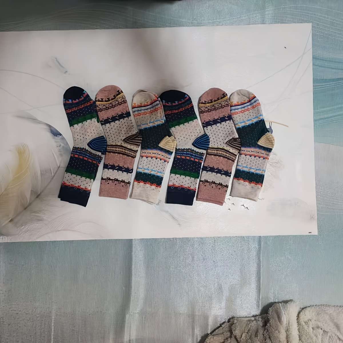 Women S Socks Color 6 Pairs Of Mixed Packs Size Onesize