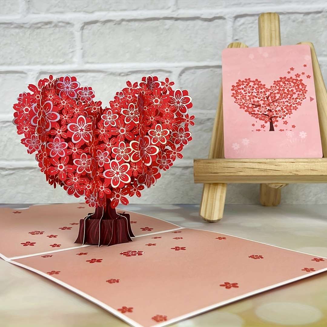Greeting Cards Items Silvery Love Tree