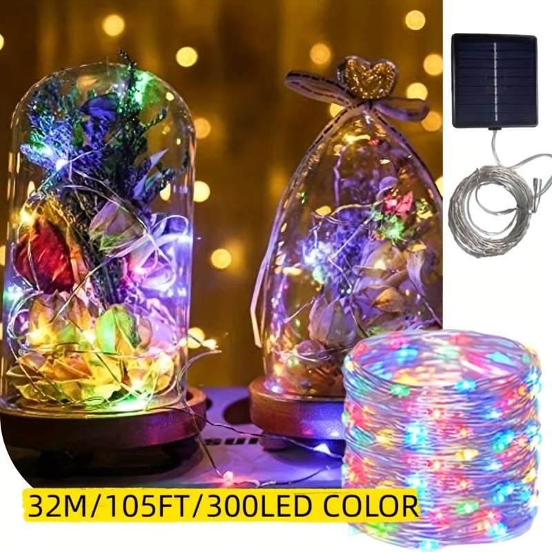 Christmas Lights Red And Green Size 12M 100Led 39Ft