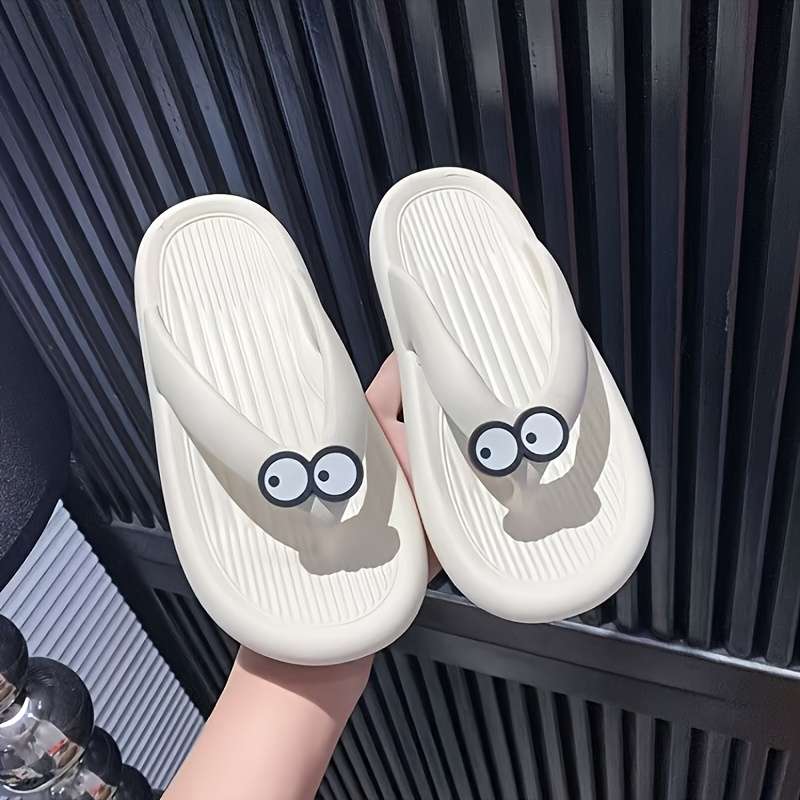 Ladies Summer Flip Flops Black Uk 5.5-6