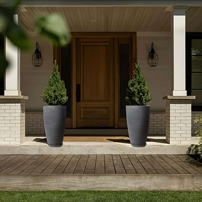 Flowerpot Color Dark Gray Quantity2Pcs