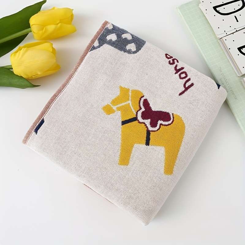 Towel Color 2Pcs Bear  Owl
