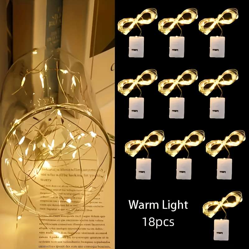 Christmas Lights Warm Light   200.0Cm   Quantity 18 Pieces   Including Batteries