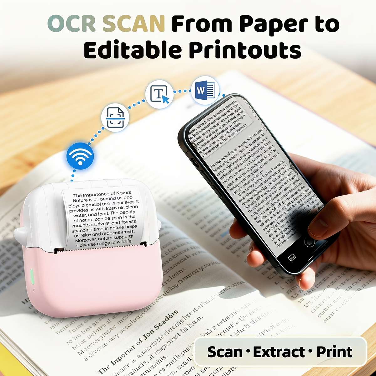 Printer Color Pink Color Quantity 1 Roll Of White Printer Paper