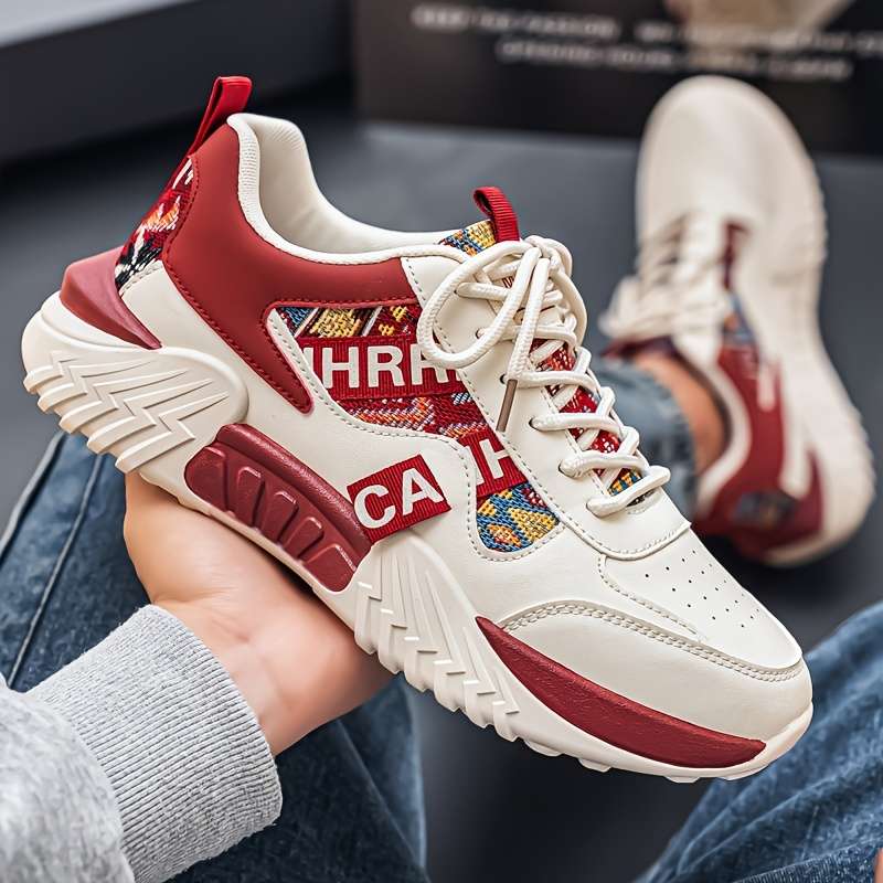 Women S Sneakers Color White Red Sizeuk 8.5