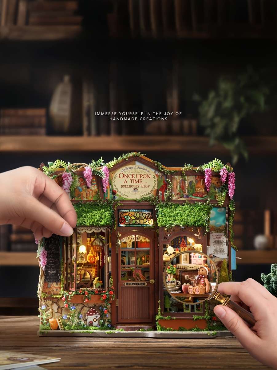 Diy Fairy Tale Kingdom Miniature House 3D Wooden Model Kit Creative Handcrafted