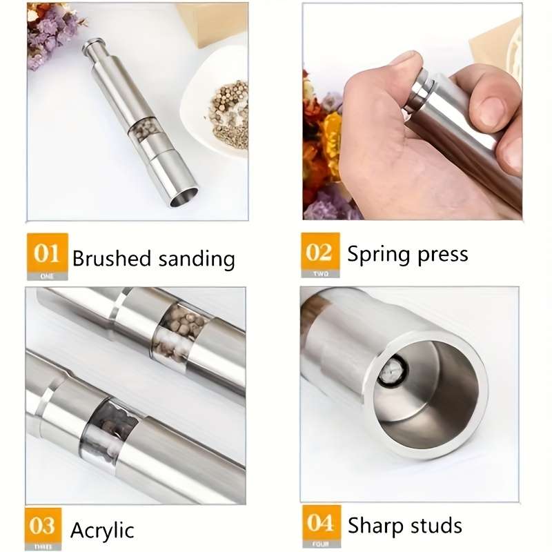 Grinder Color Silvery2Pcs