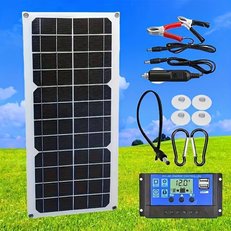 Solar Panel 2Pcs Solar Panel Kit