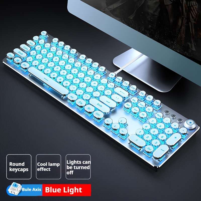 Portable HighQuality Build For Laptop Desktop Eweadn Punk Typewriter Mechanical