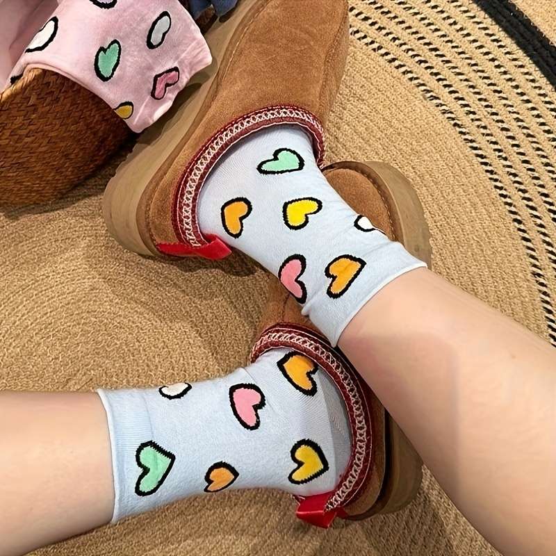 Women S Socks Color Mixed Color5 Pairs Size Onesize