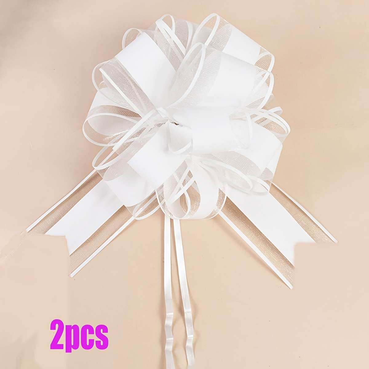 Wedding Supplies Color White Quantity 2Pcs