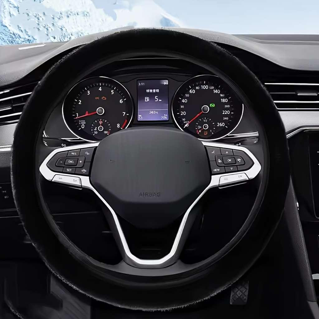 Car Steering Wheel Cover Grey Quantity