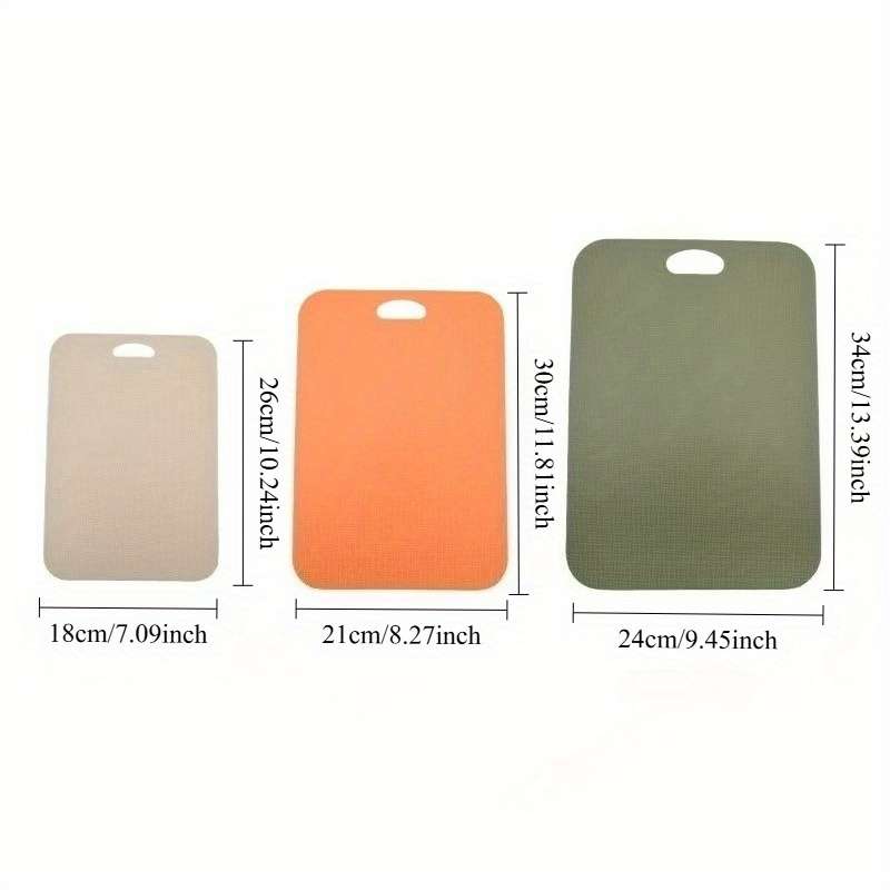 3Pcs Versatile Foodgrade Knifefriendly Ecofriendly Ultimate Kitchen Cutting