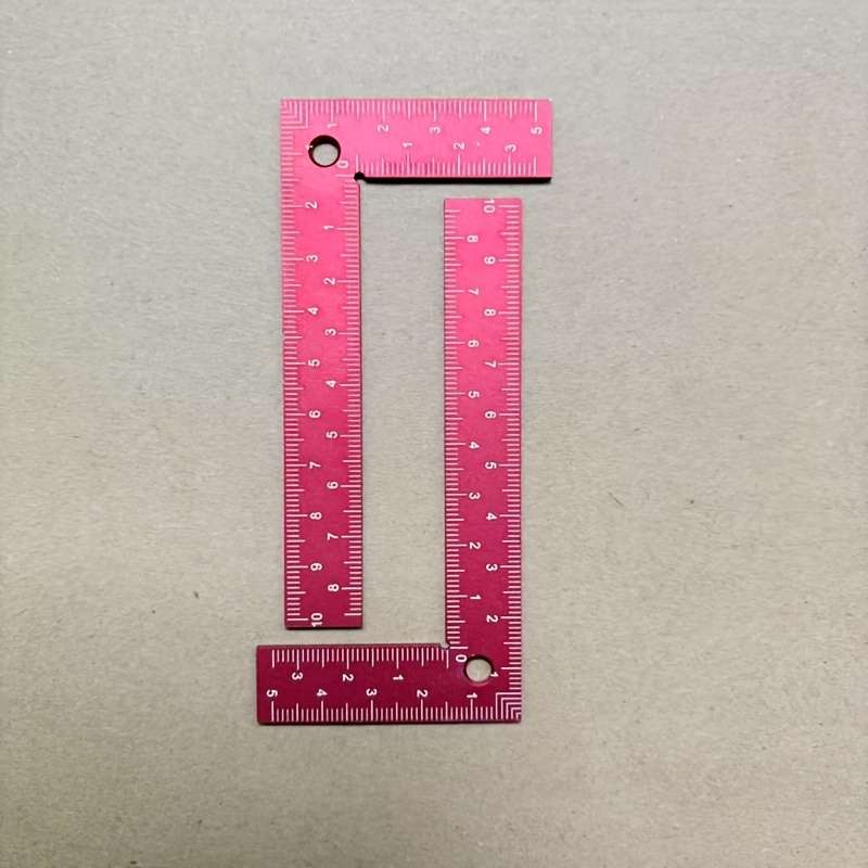 Angle Ruler Color Red Quantity2Pcs