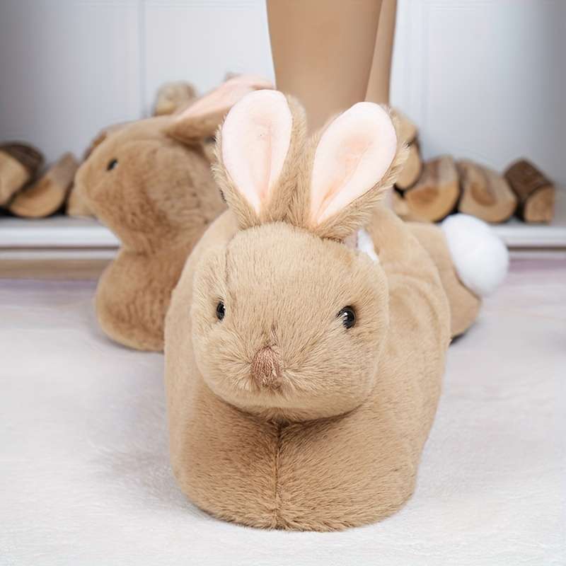 Cotton Slippers Color Camel Sizeuk 7