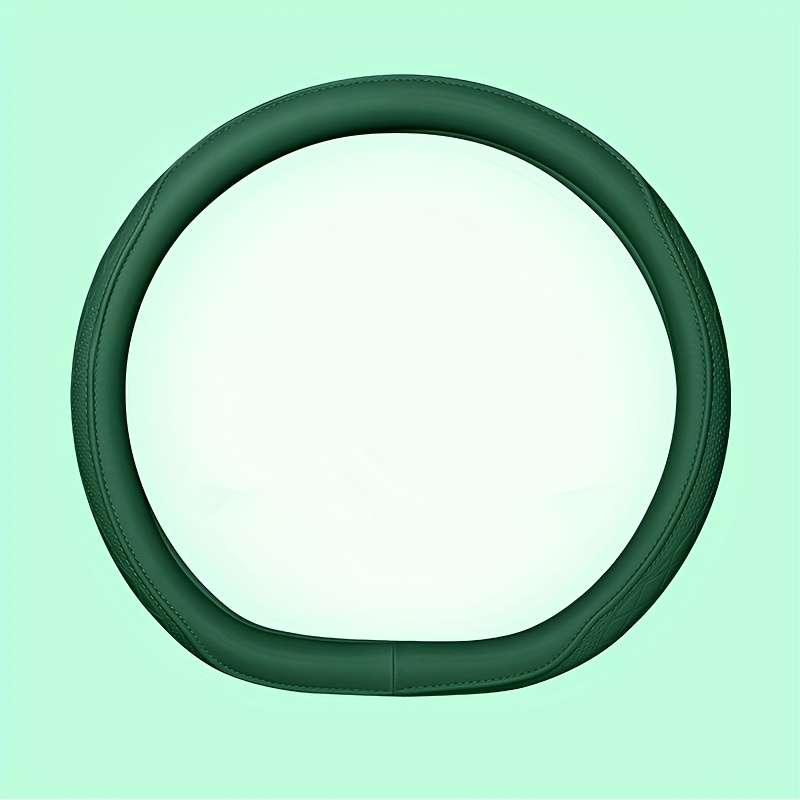 Car Steering Wheel Cover Ink Green (D Shape)