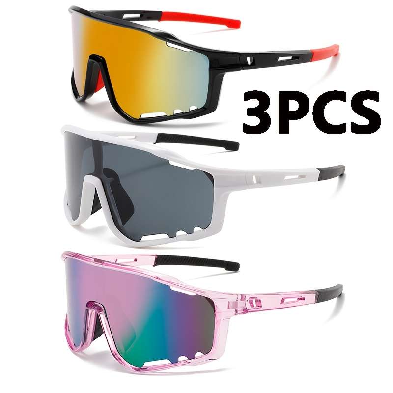 Cycling Glasses Color C2 Green Grey White Red