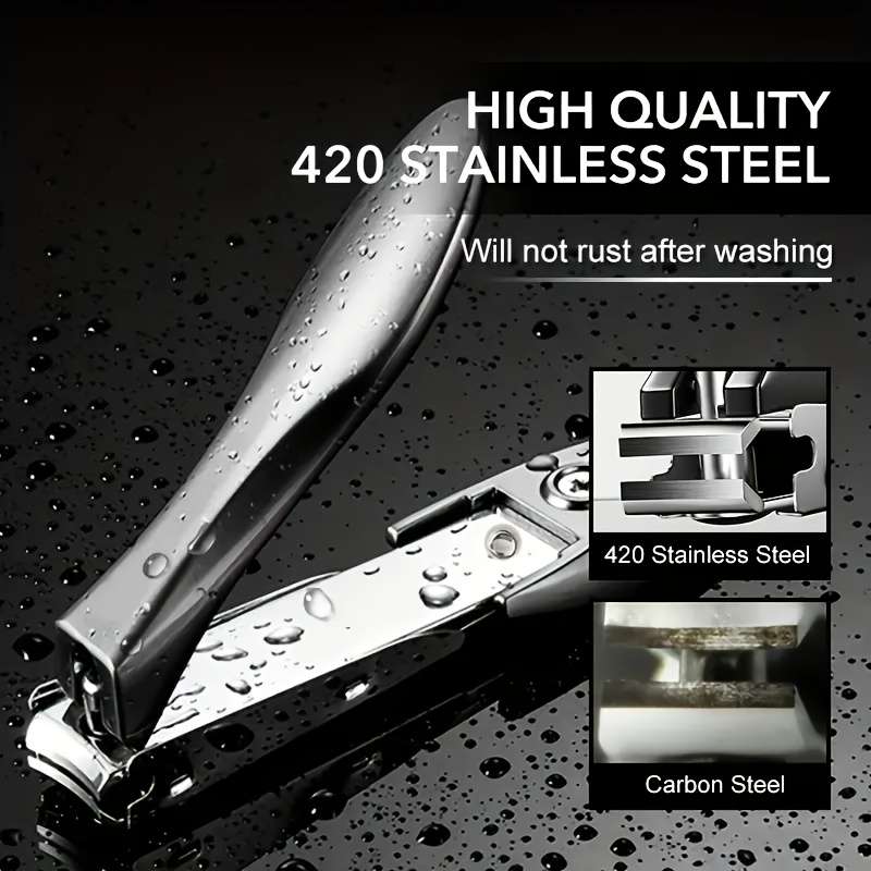 1pc High Quality Stainless Steel Nail Clippers Are Professional Solution For Thick Nails Sharp