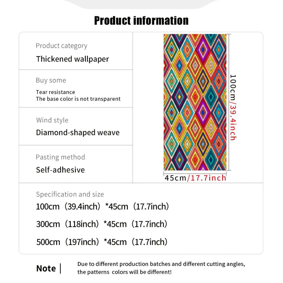 Pro Self Adhesive Desk Wrap 735 size 45x300cm Style Diamond Weave