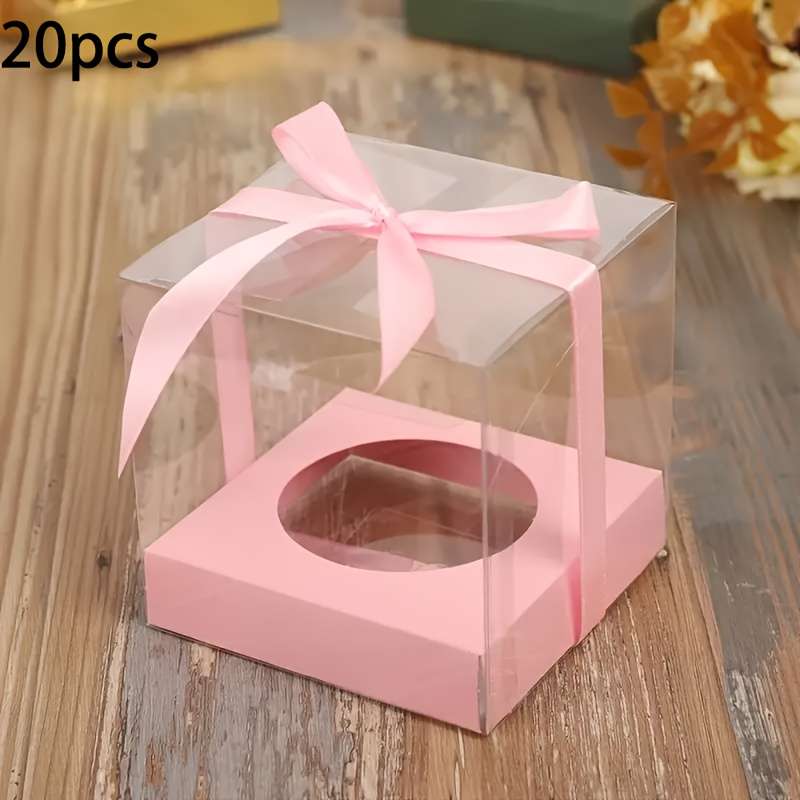 Christmas Gift Boxes Color Pink Quantity 20Pcs