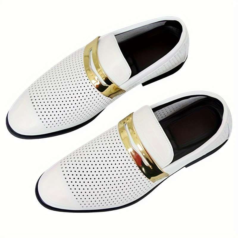 Mens Leather Shoes Color White Sizeuk 7.5