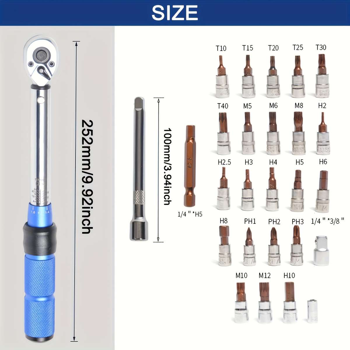 32-Piece Torque Wrench Set