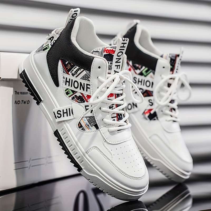 Sneakers Color White And Black Sizeuk 7